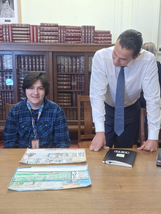Evan with Premier Wab Kinew